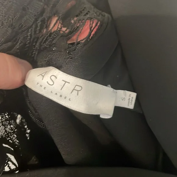 Astr Black Lace Midi Bodycon - Picture 8 of 8